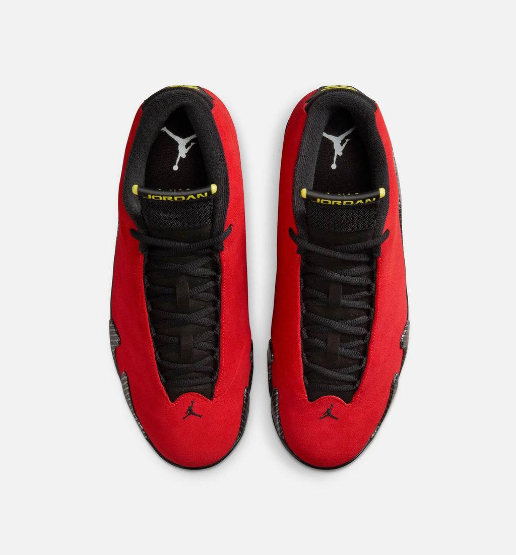 Air Jordan 14 Retro Challenge Red Mens Lifestyle Shoe Challenge Red Black Vibrant Yellow Anthracite Limit One Per Customer