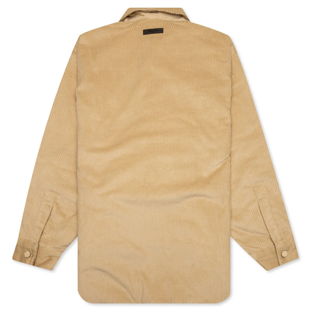 Corduroy Shirt Jacket Sand