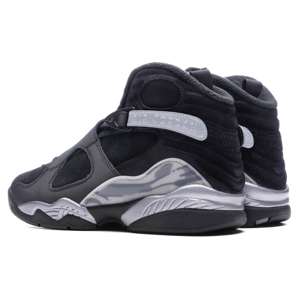 Air Jordan 8 Retro Winterized Black Gunsmoke Metallic Silver