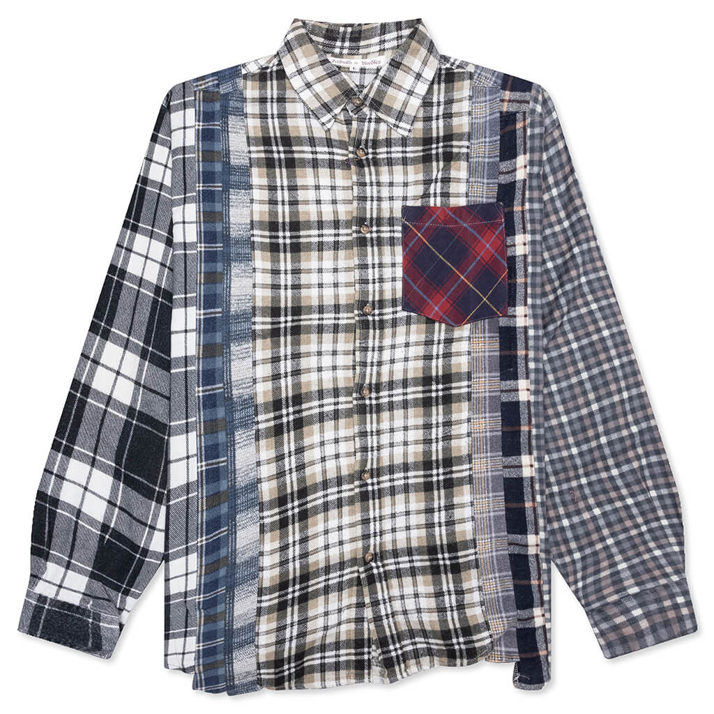 7 Cuts Flannel Shirt Assorted