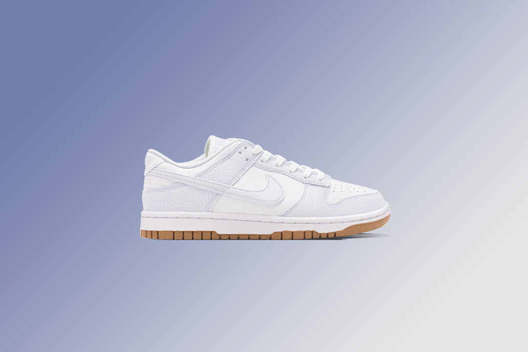 Womens Nike Dunk Low Premium Next Nature White Football Grey Gum Light Brown