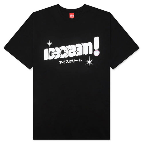 Bubble Gum S S Tee Black