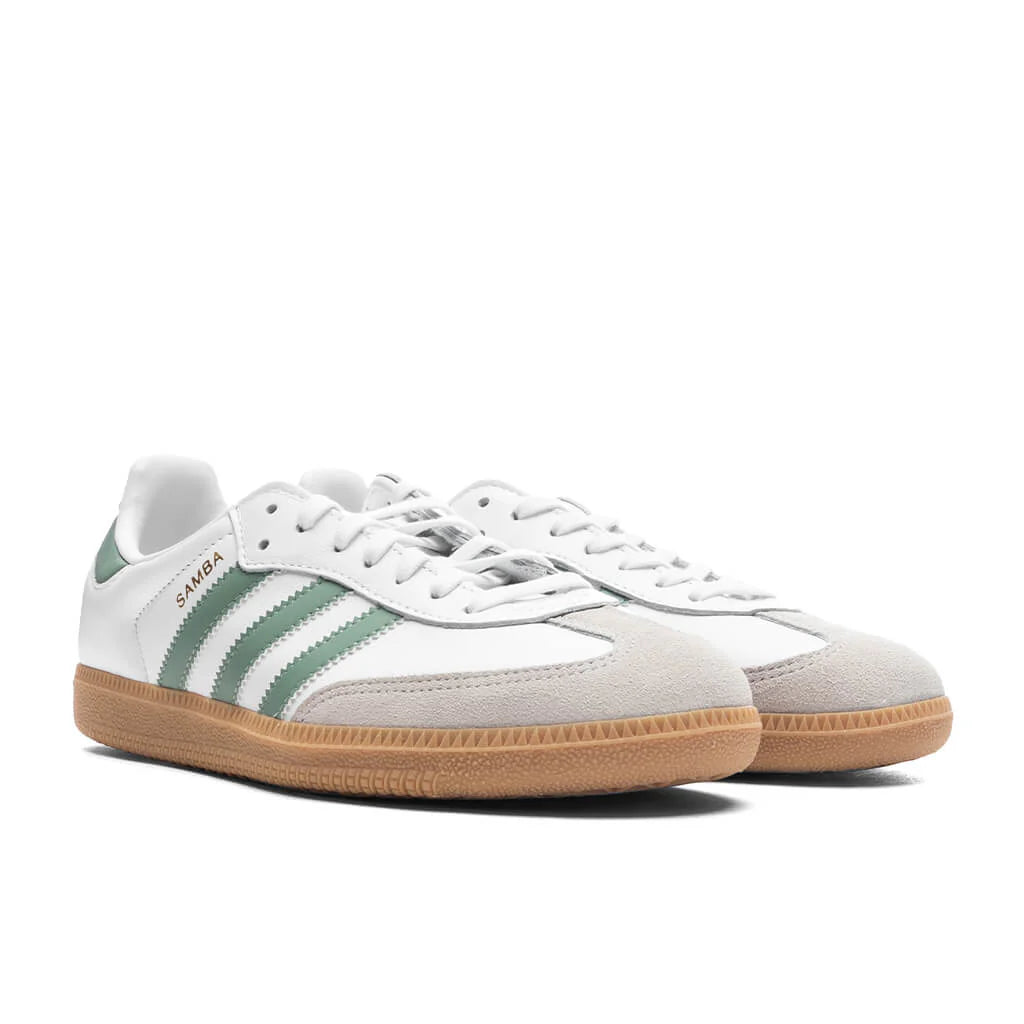 Kids Samba OG GS Cloud White Silver Green Gum