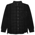 Over Dye 7 Cuts Shirt Black