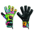 Elite Sport Camaleon Goalkeeper Soccer Gloves Black Green Yellow