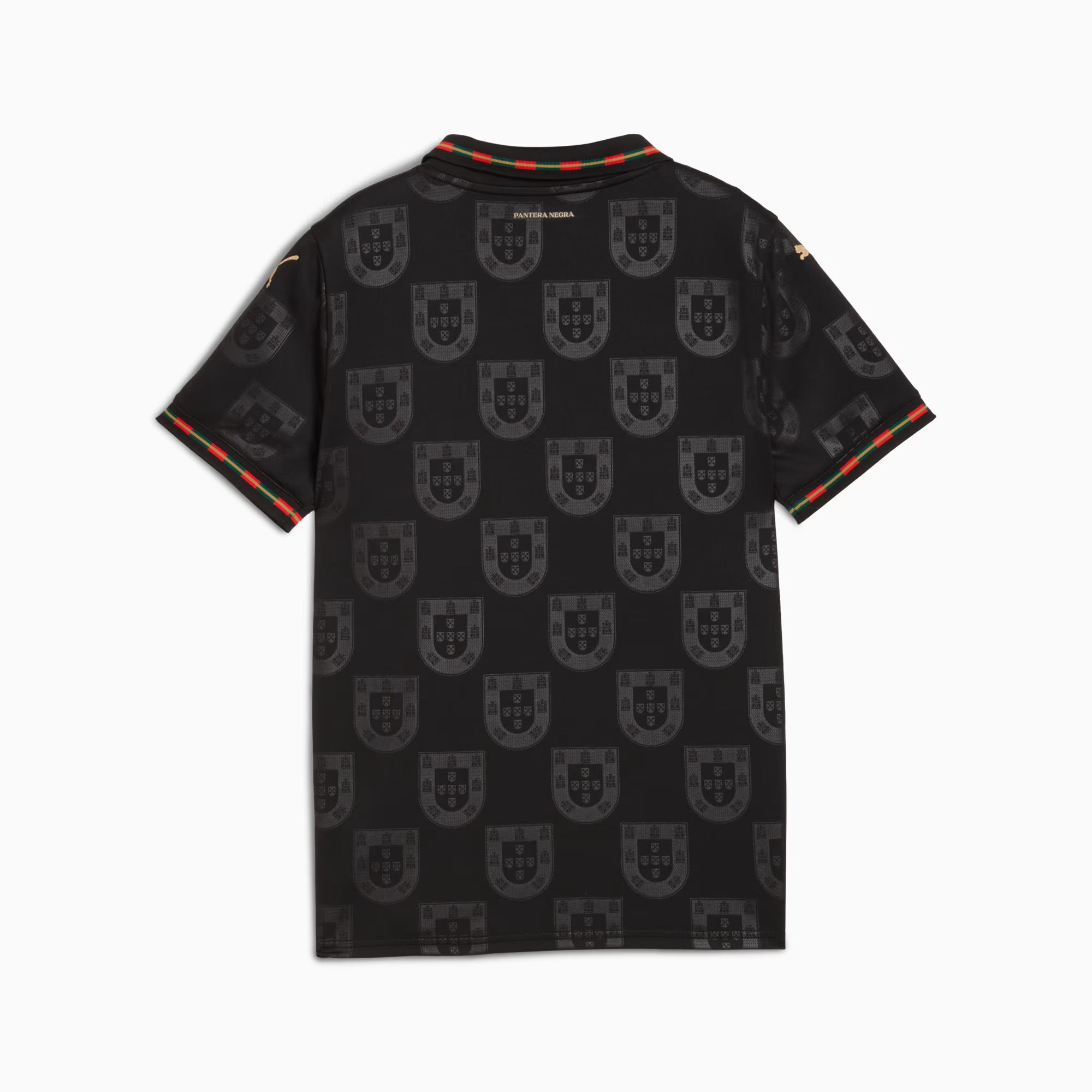 PUMA Portugal Special Edition Youth Soccer Jersey 25 26 Black Gold