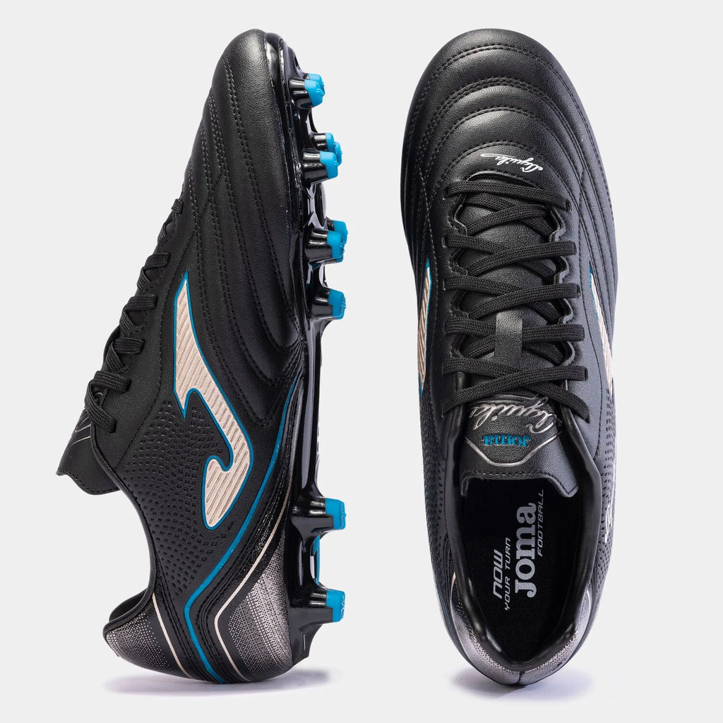 Joma Assortment Aguila 2301 FG Firm Ground Soccer Cleats Black Gold