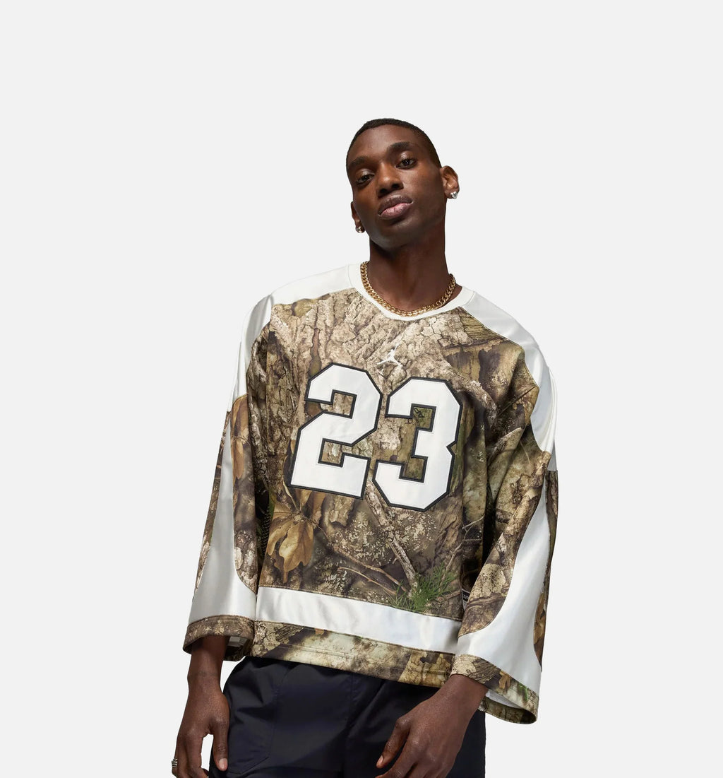 Brooklyn Realtree Hockey Mens Jersey Medium Olive Sail Sail
