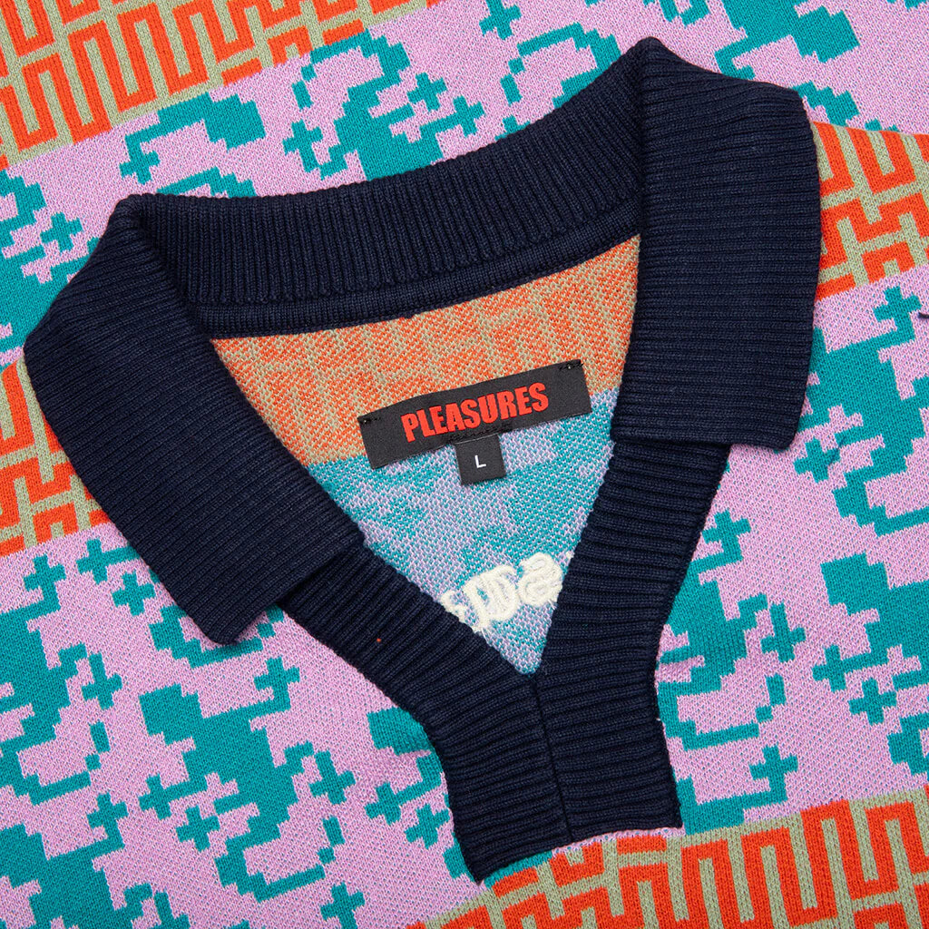 Gecko Jacquard Polo Multi