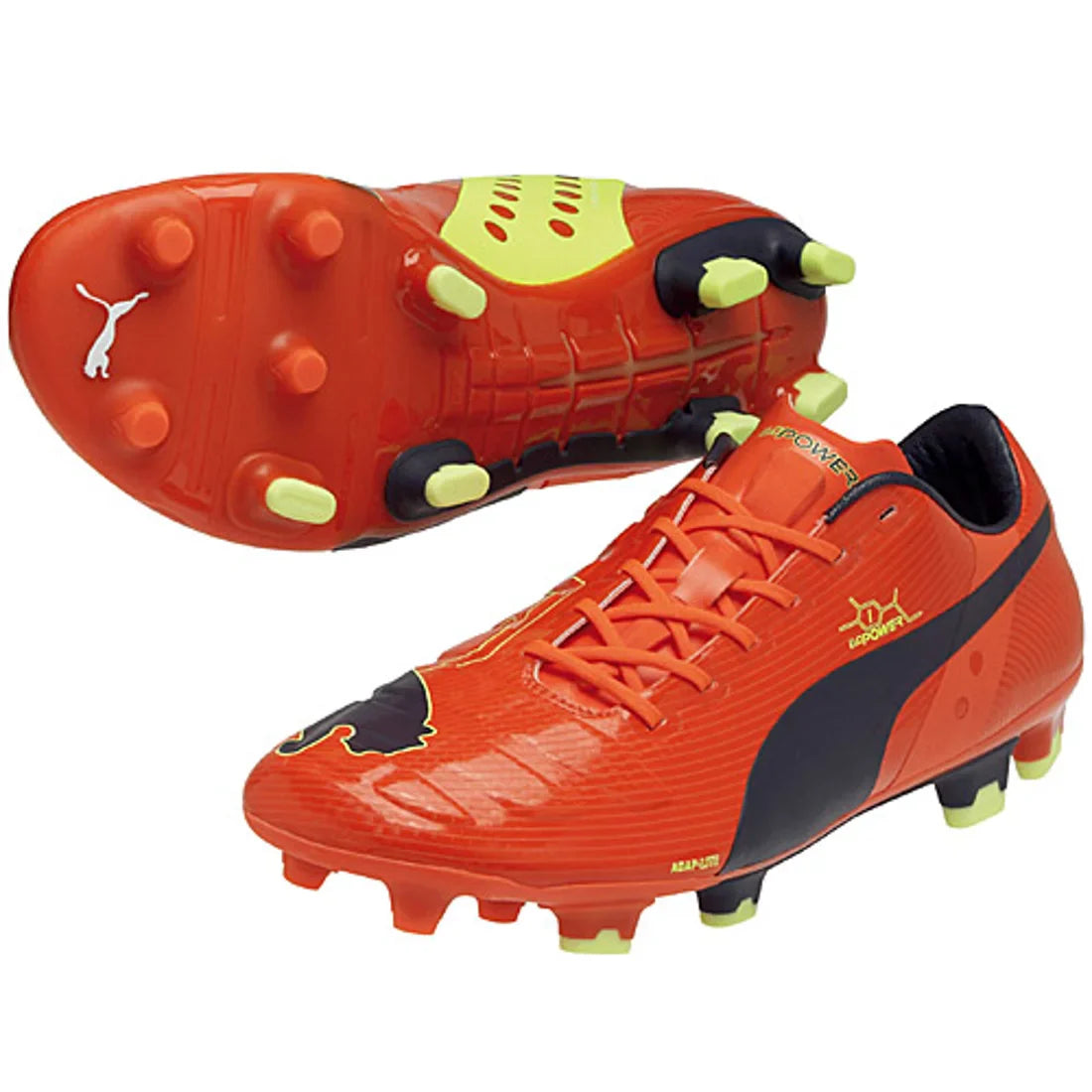 PUMA evoPOWER 1 FG Mens Soccer Cleats Fluro Peach