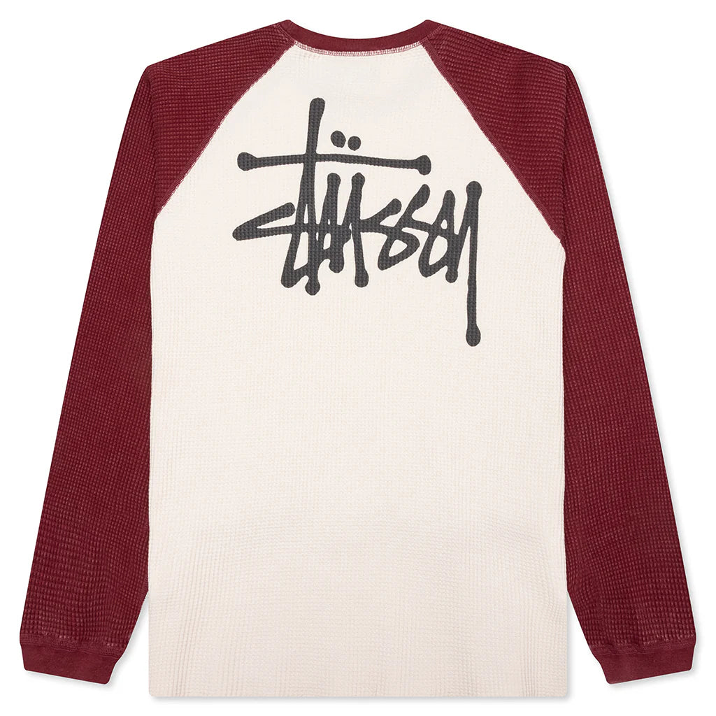 Raglan Thermal 2 Tone Off White