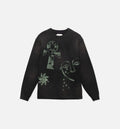 Elder Long Sleeve Tee Mens T Shirt Black