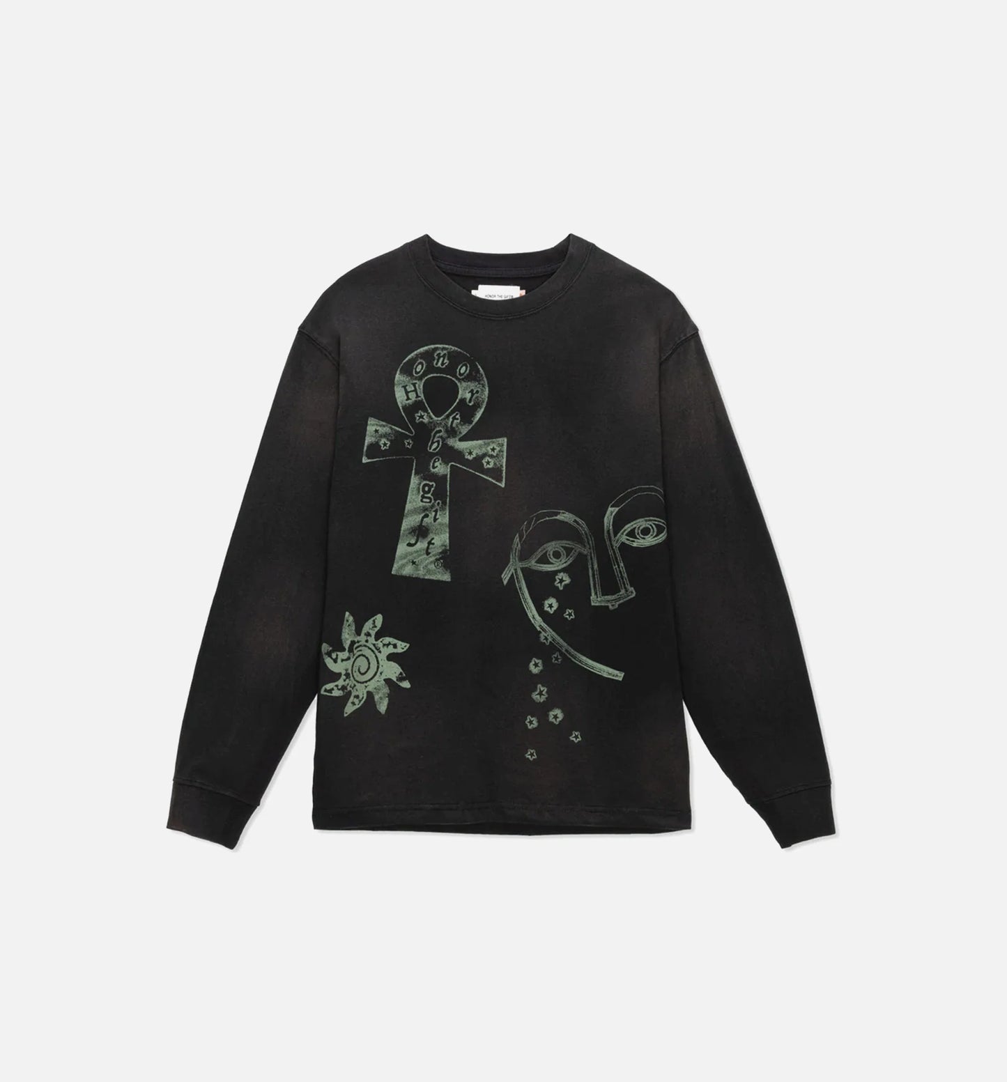 Elder Long Sleeve Tee Mens T Shirt Black