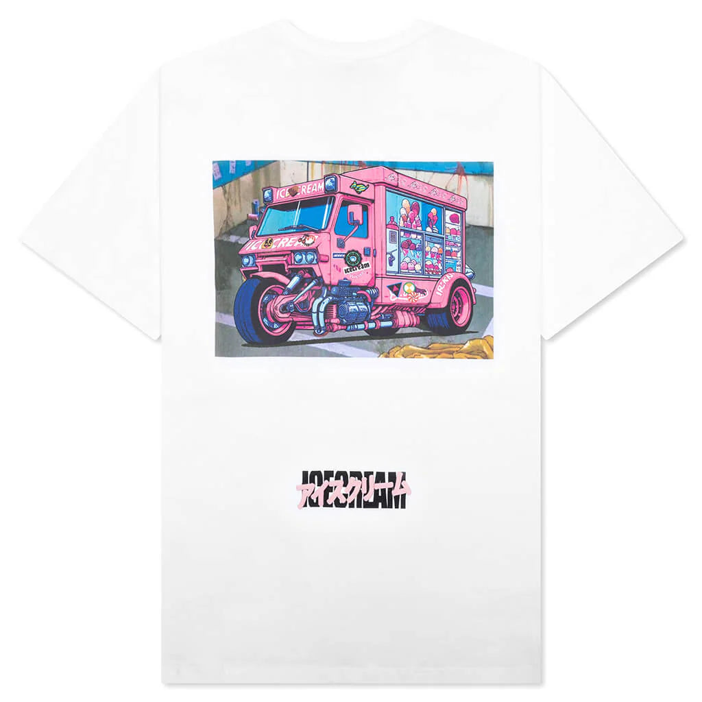 Cyber Truck S S Tee White