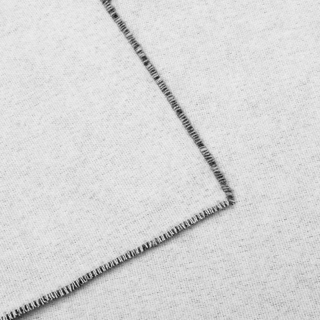 Logo Jacquard Scarf Black White
