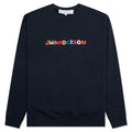 Logo Embroidery Sweatshirt Navy