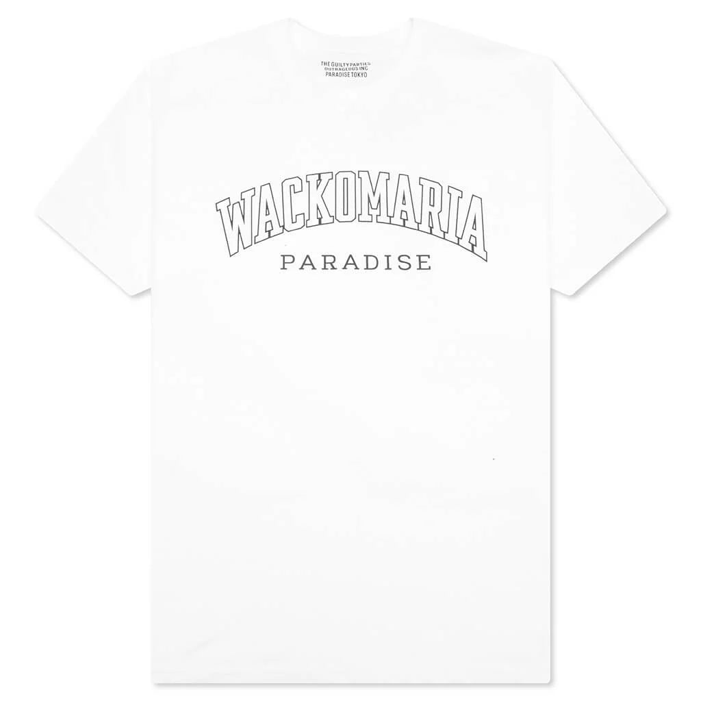 Crewneck T Shirt Type 6 White