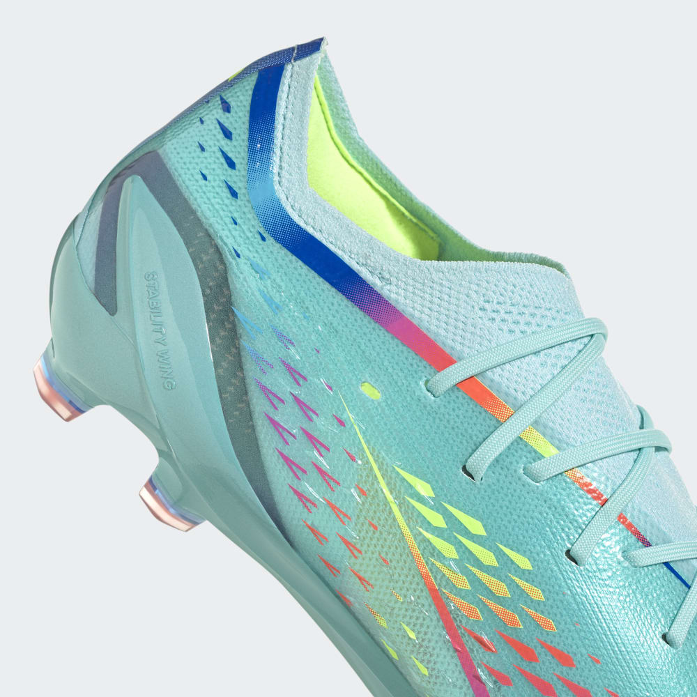adidas X Speed Portal 1 FG Firm Ground Soccer Cleats Aqua Red