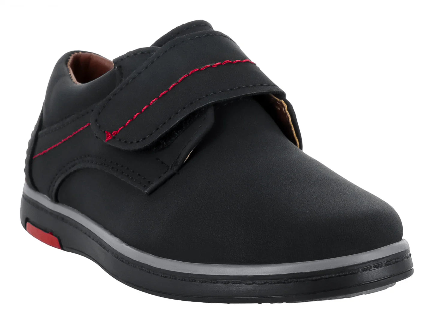 Zapatos Germany Nubuck Negro Rojo para Niño