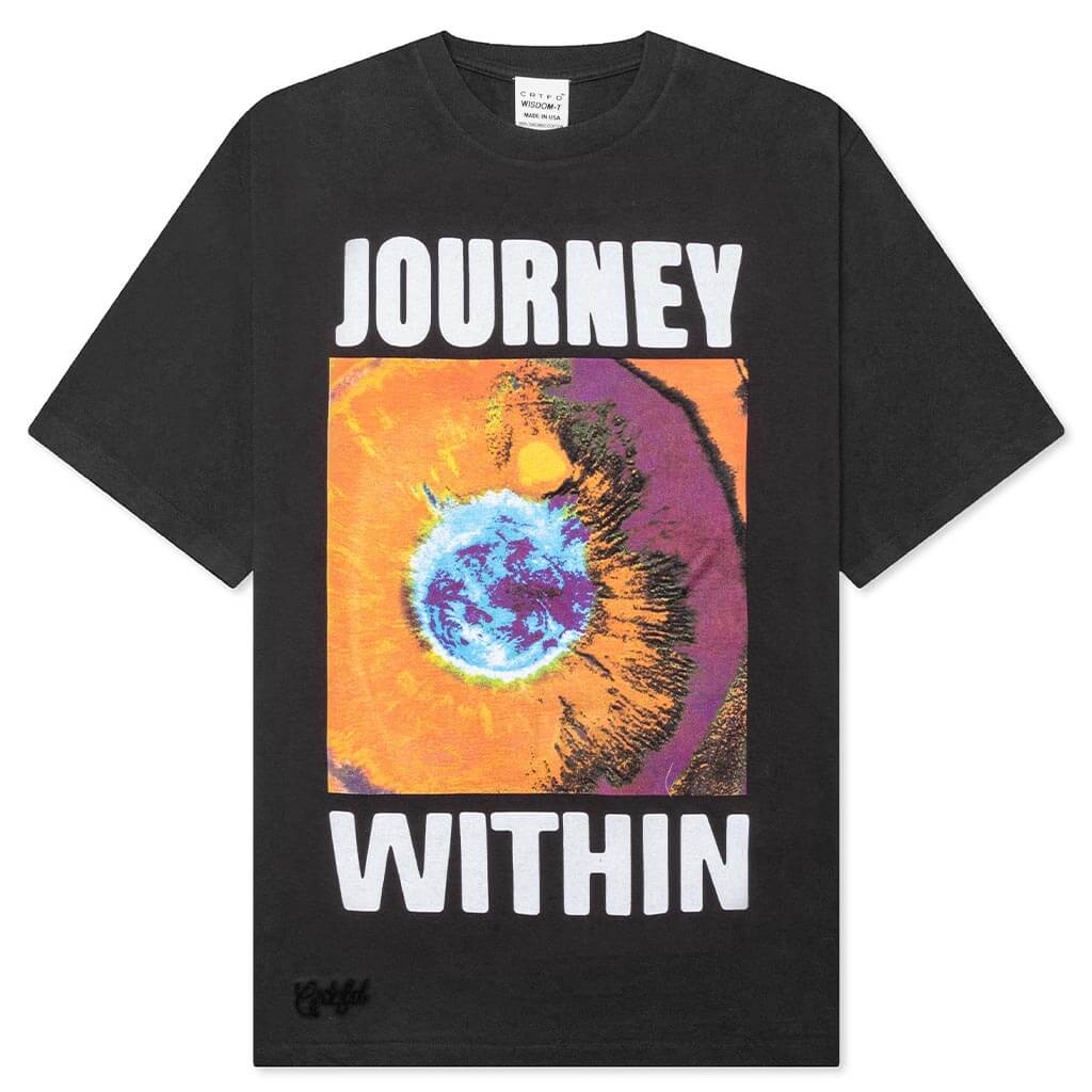 Journey Within Tee Vintage Black