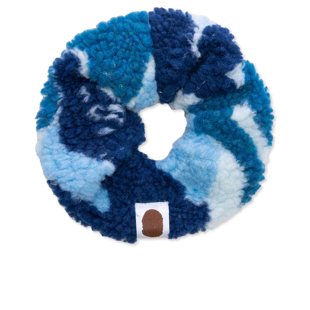 Abc Camo Boa Scrunchie Blue