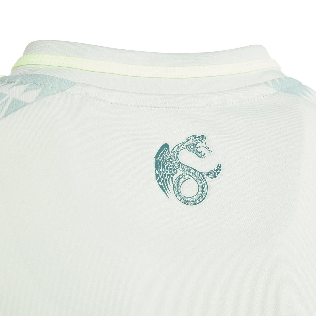 adidas Youth Mexico Away Jersey 2024 Linen Green