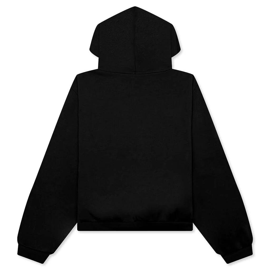 Kids 90s Fit Fleece Hoodie Jet Black