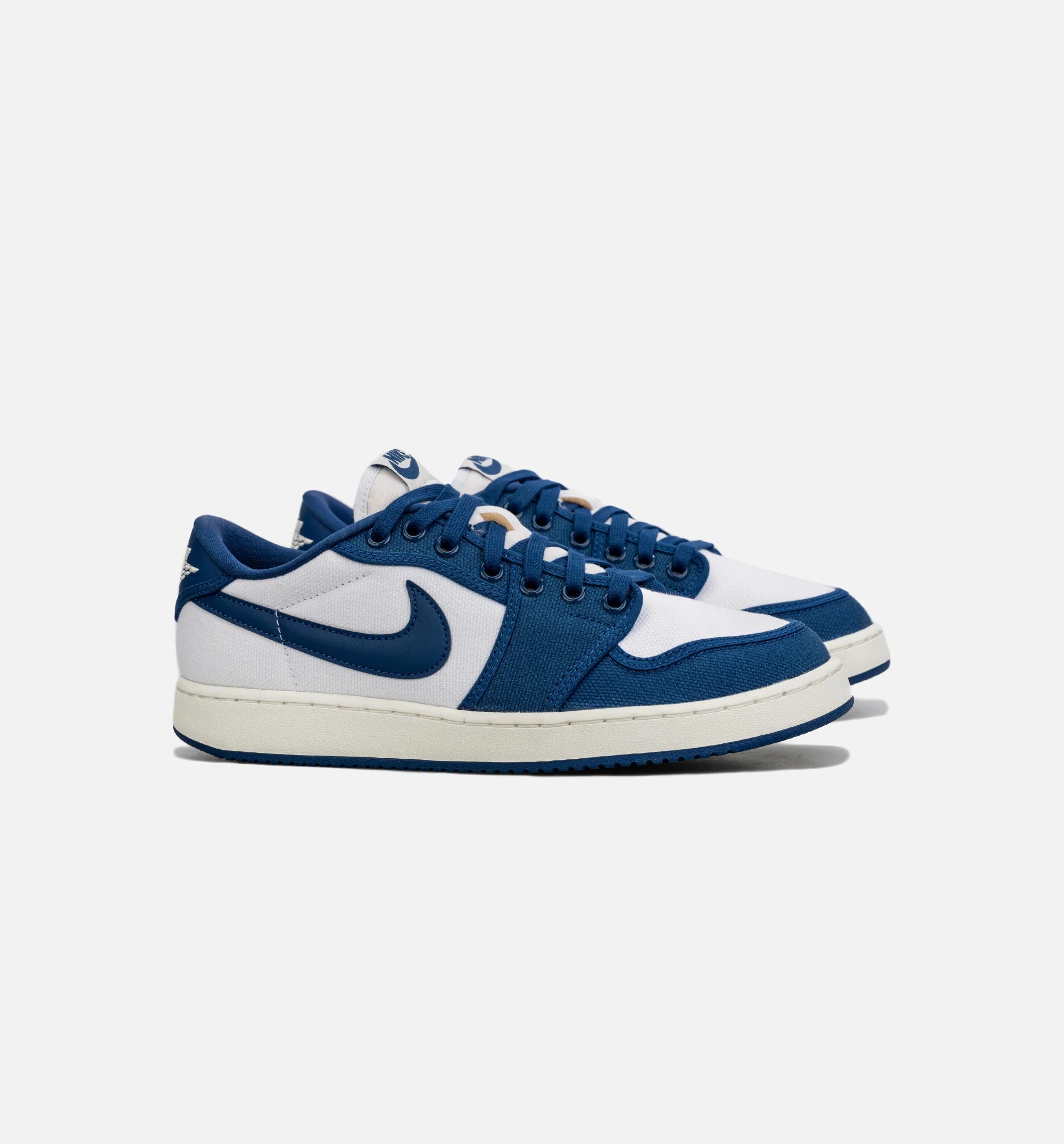 Air Jordan 1 KO Low Dark Royal Blue Mens Lifestyle Shoe White Blue