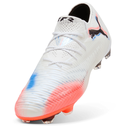 PUMA Future 8 Ultimate Low Firm Ground Soccer Cleats White Black