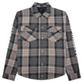 Quilted Flannel Shirt Grey Check