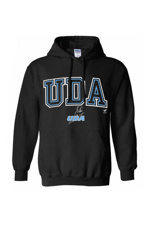 UDA Collegiate Black Hoodie