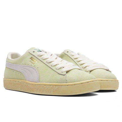 Suede Faded Green