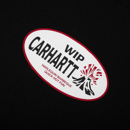 S S Harlequin BBQ T Shirt Black