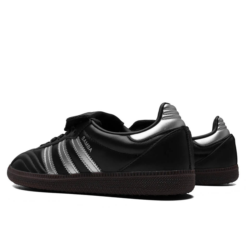 Womens Samba Long Tongue Legend Earth Silver Metallic Gum