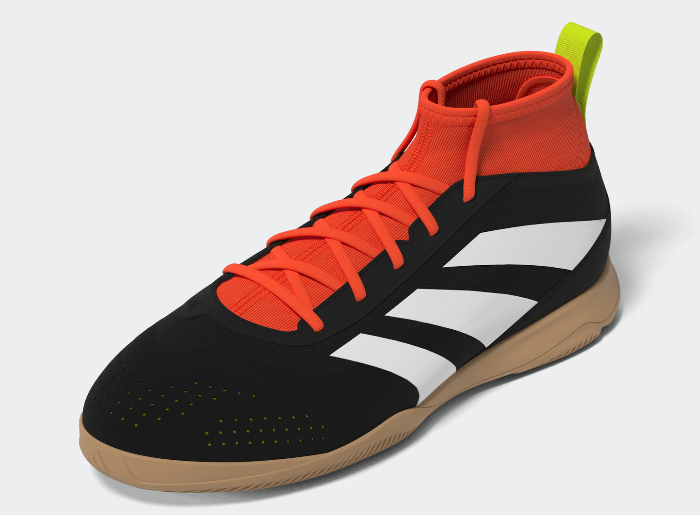 adidas Predator League IN Junior Indoor Soccer Shoes Core Black White Solar Red