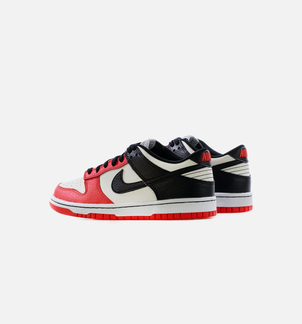 NBA Dunk Low EMB Chicago Grade School Lifestyle Shoe Sail Black Chile Red Limit One Per Customer
