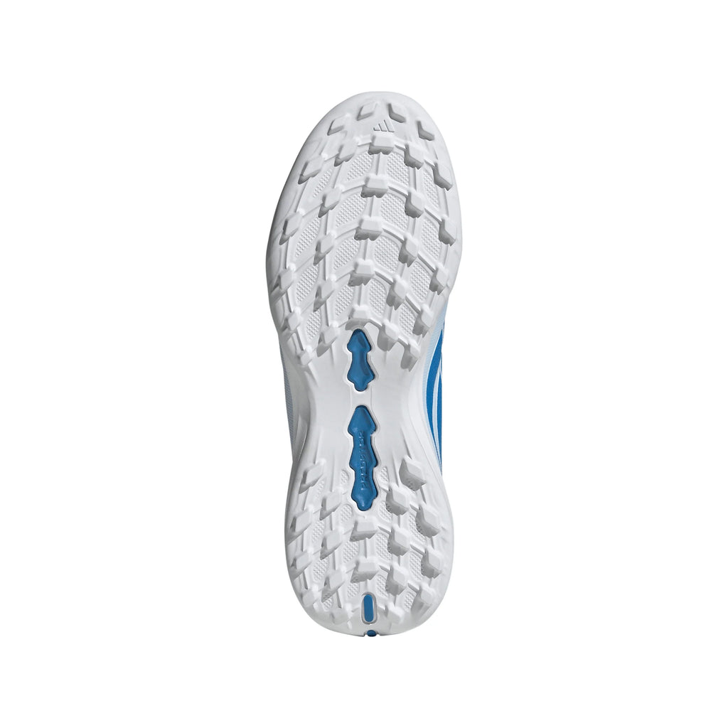 adidas Predator League Fold Over Tongue TF Turf Youth Soccer Cleats Sky Blue Yellow