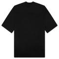 Mock Neck T Shirt Black