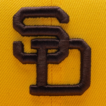 FEATURE x New Era 59FIFTY Fitted SD Padres Cooperstown Canary Yellow Twill Green