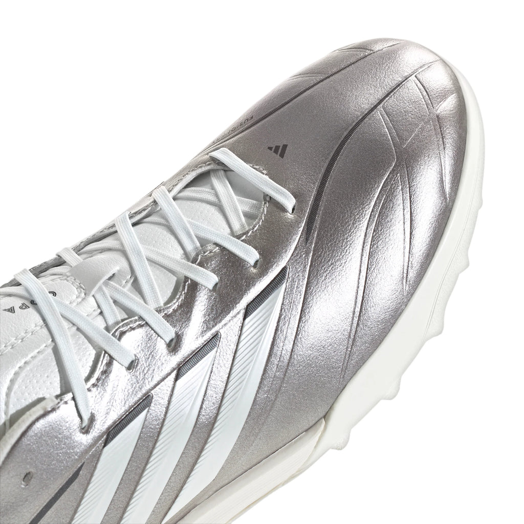 adidas Copa Pure IV League TF Turf Mens Soccer Cleats Metal Silver