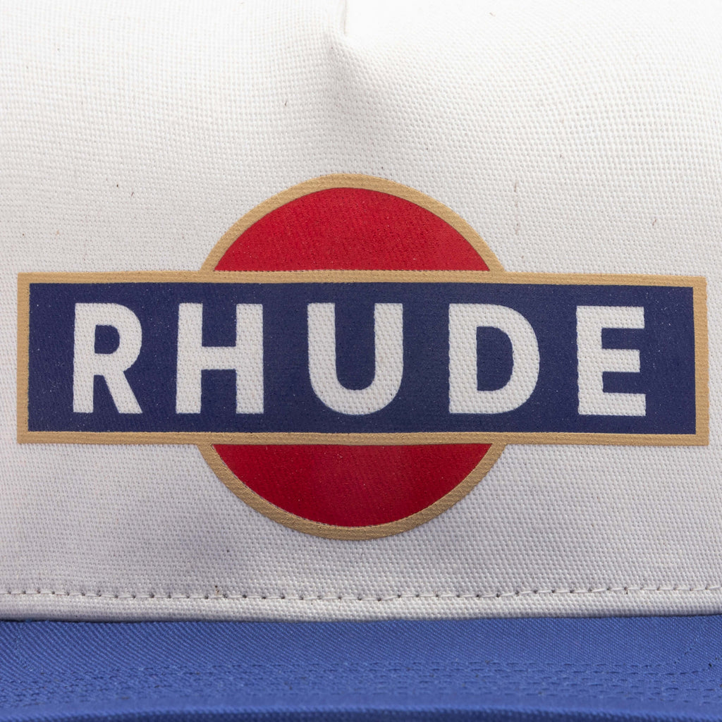 Racer Trucker Hat Navy Off White