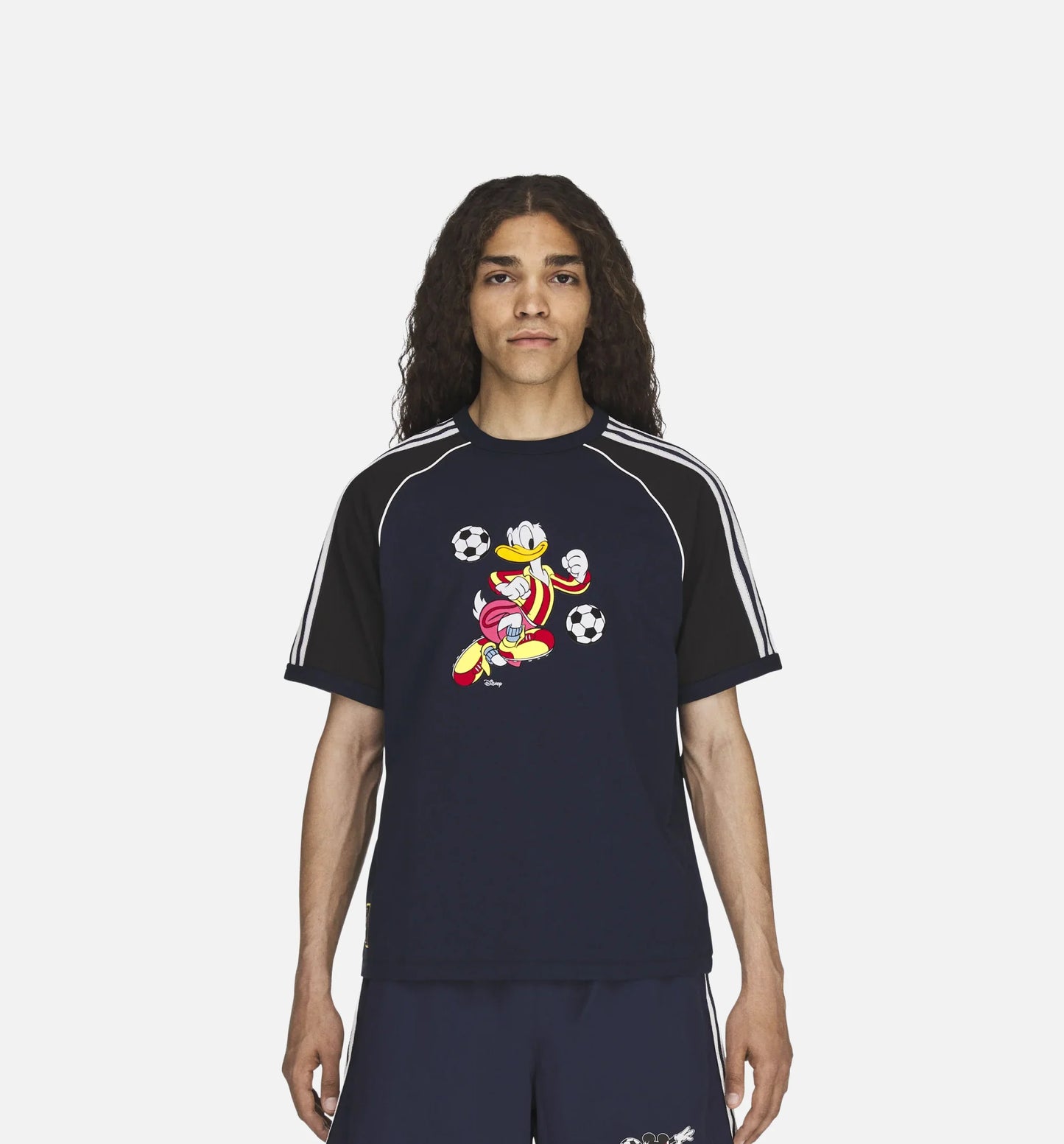 Originals x Brain Dead By Disney Mens Short Sleeve Shirt Navy Black