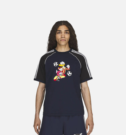 Originals x Brain Dead By Disney Mens Short Sleeve Shirt Navy Black