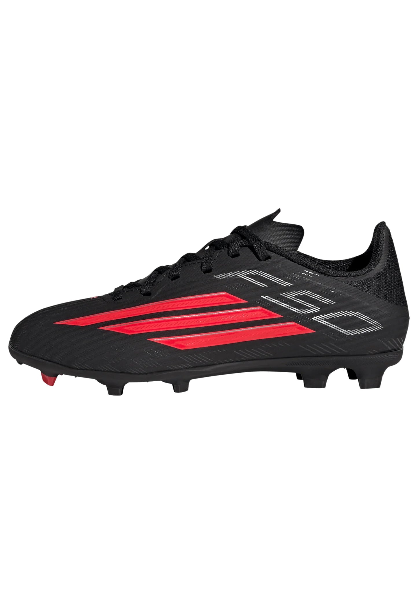 adidas F50 League FG MG Firm Ground Multi Ground Youth Soccer Cleats Black Red