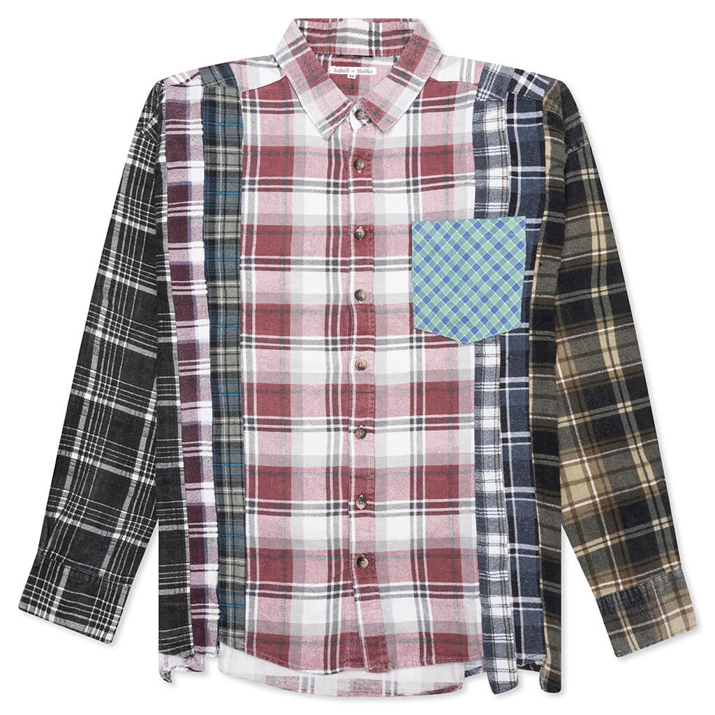 7 Cuts Flannel Shirt Assorted