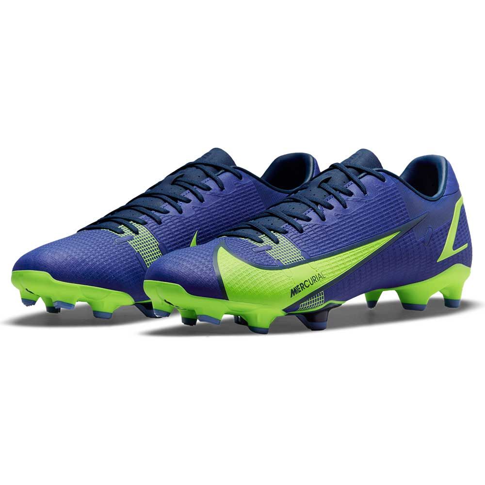 Nike Mercurial Vapor 14 Academy FG MG Multi Ground Soccer Cleats Lapis Volt Blue Void