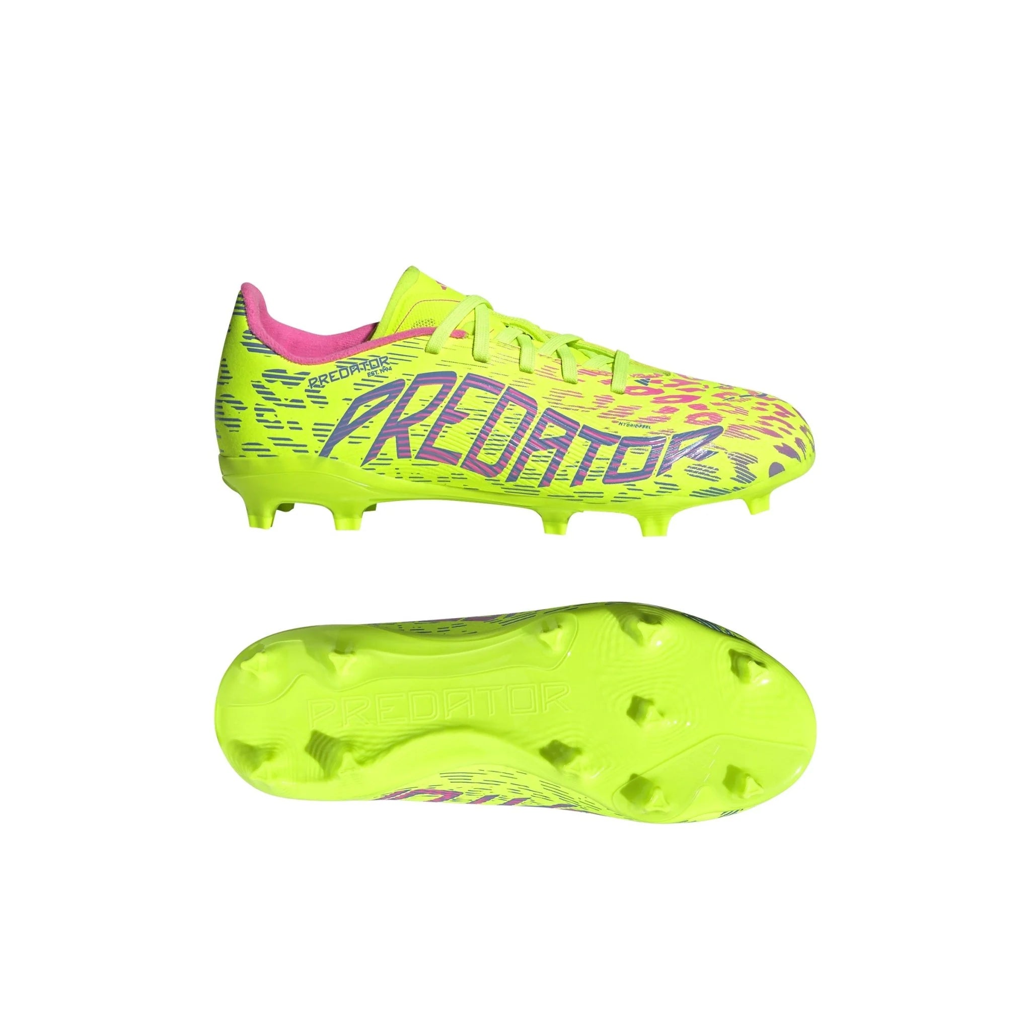 adidas Predator League Firm Multi Ground Boots Junior Lemon Blue
