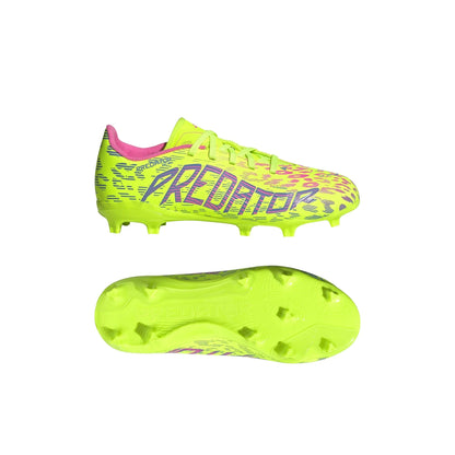 adidas Predator League Firm Multi Ground Boots Junior Lemon Blue