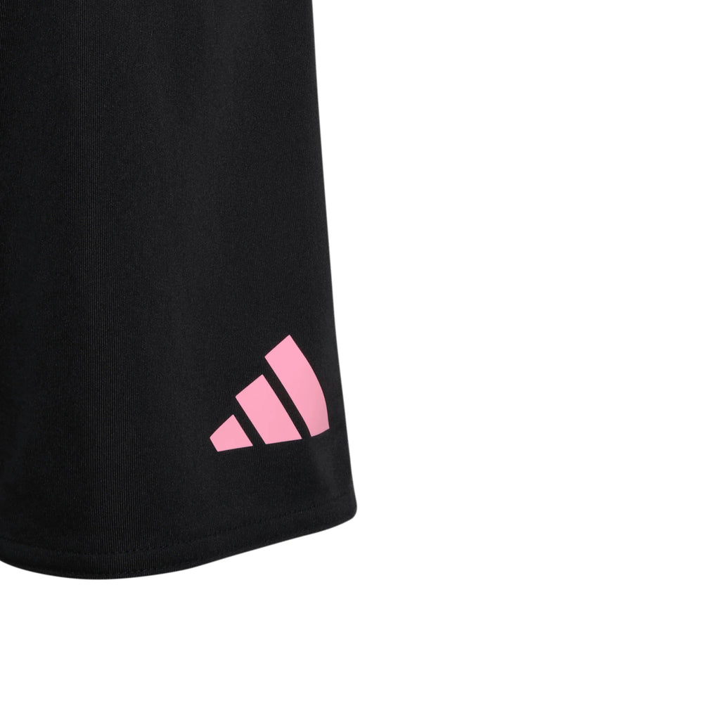 adidas Inter Miami CF Away Youth Soccer Mini Kit 26 27 Black Pink
