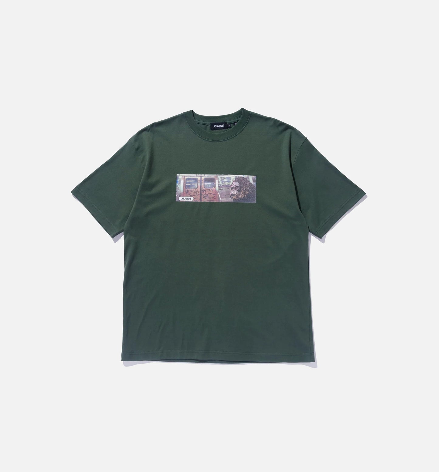 Subway Mens Short Sleeve Shirt Green
